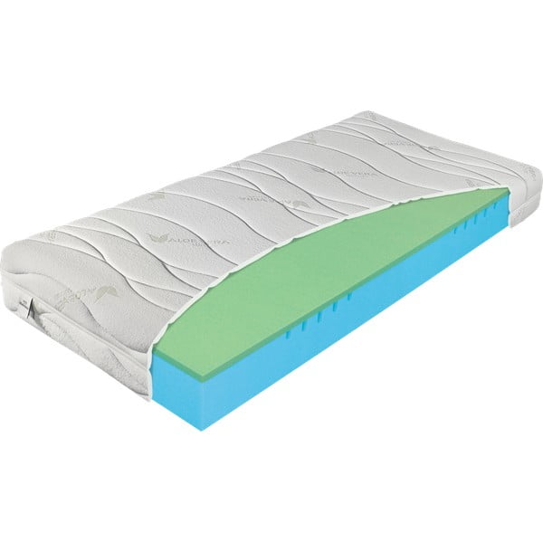 Kõva/extrakõva vahtplastist kahepoolne madrats 160x200 cm Polargel Superior - Materasso-image-2