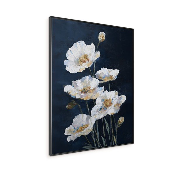 Trükitud pilt raamiga 60x80 cm White Poppies - Styler-image-3