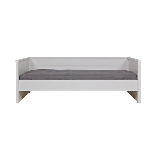 Bílá postel/sofa Jade WOOOD 90 x 200 cm