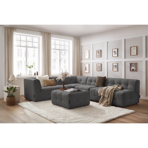 Tumehall nurgadiivan (vasakpoolne nurk) Kleber - Bobochic Paris-image-1