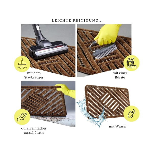 Kookoskiududest matt 45x75 cm Coco Natural - Hanse Home-image-3