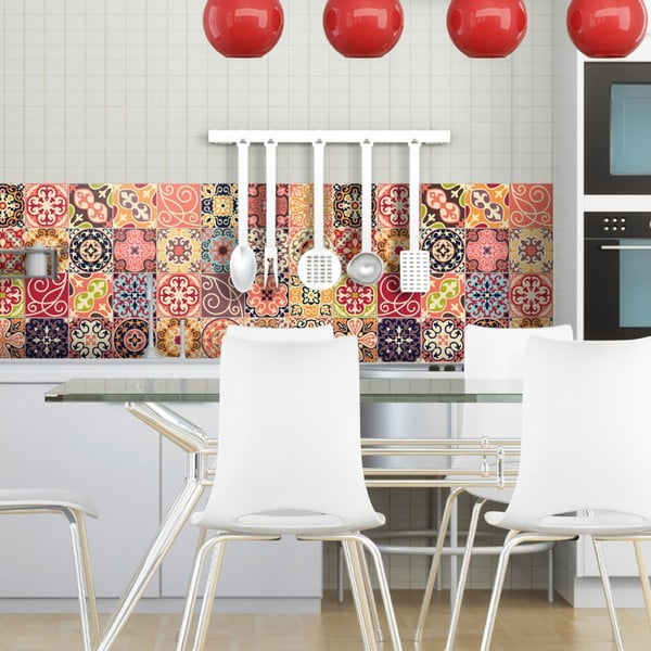 30 dekoratiivse seinakleebise komplekt, 15 x 15 cm La Valette - Ambiance-image-1