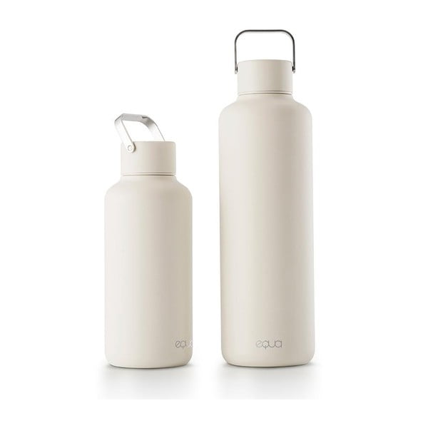 Valge roostevabast terasest reisipudel 1 l Timeless - Equa-image-3