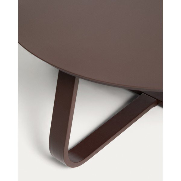 Metallist ümmargune aiakohvilaud ø 80 cm Tamaris - Kave Home-image-3