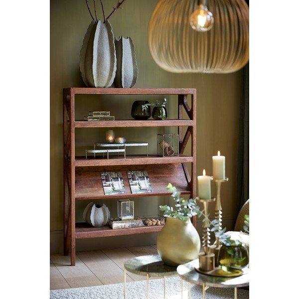 Dekoratiivne klaasist hoiukarp kuldne Mirina - Light & Living-image-1
