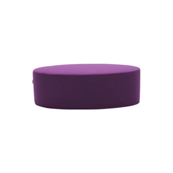Tmavý fialový puf Softline Bon-Bon Vision Purple, délka 120 cm