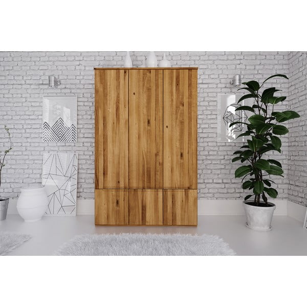 Tammepuust riidekapp 135x206 cm Vento 3 - The Beds-image-2