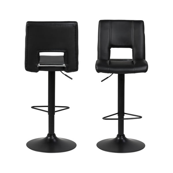 Must baaritooli reguleeritava kõrgusega Sylvia - Actona-image-3