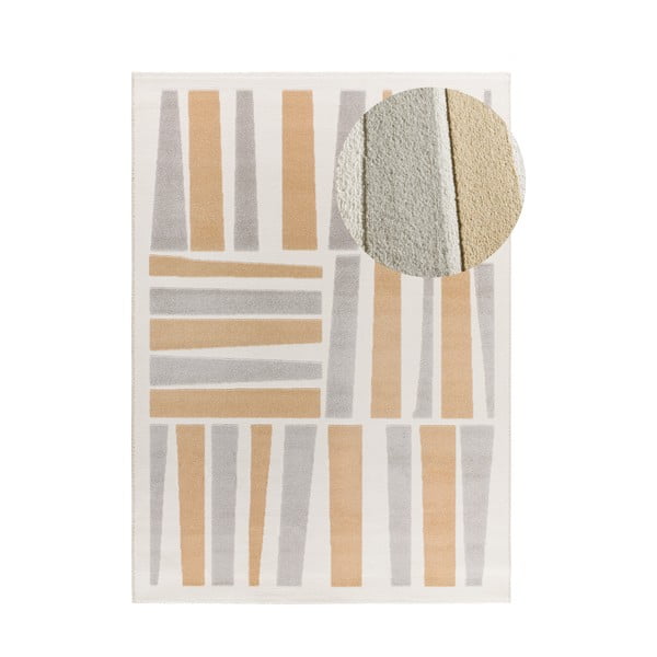 Helehall-kreem vaip 133x190 cm Flora - Universal