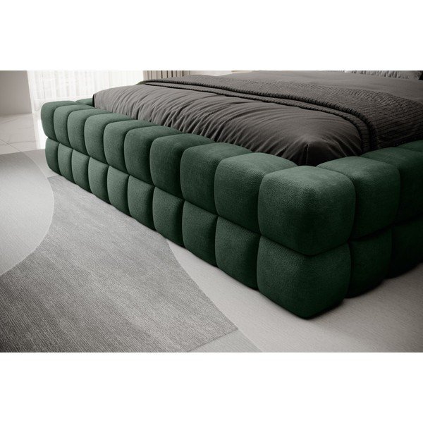 Tumeroheline polsterdatud kaheinimesevoodi koos panipaiga ja voodipõhjaga 140x200 cm Dizzle - ELTAP-image-4