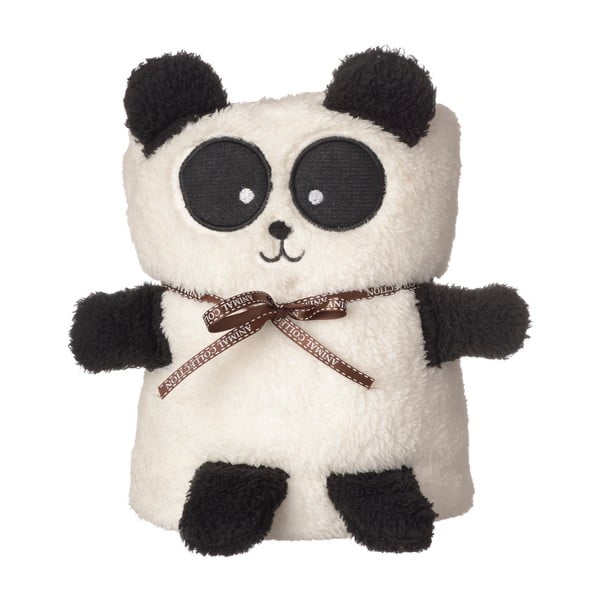 Černo-bílá deka s motivem pandy Le Studio Panda