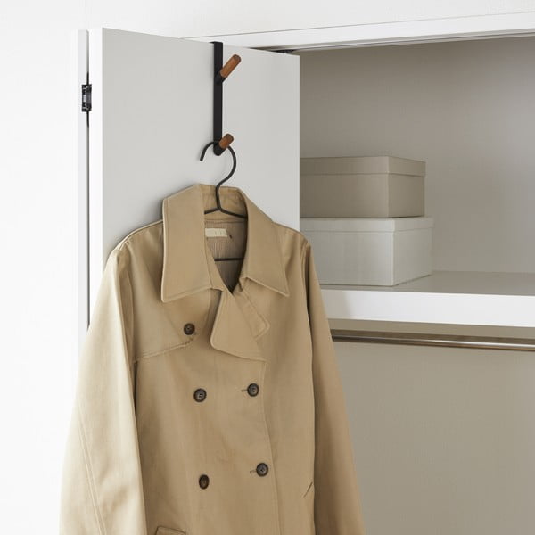 Must metallist uksele riputatav nagi 1,5 cm Tower - YAMAZAKI-image-3