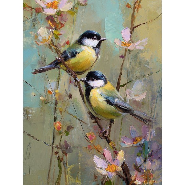 Trükitud pilt raamiga 60x80 cm Parus Pair - Styler