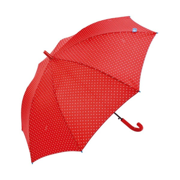 Dětský červený holový deštník pro děti Ambiance Dots, ⌀ 108 cm
