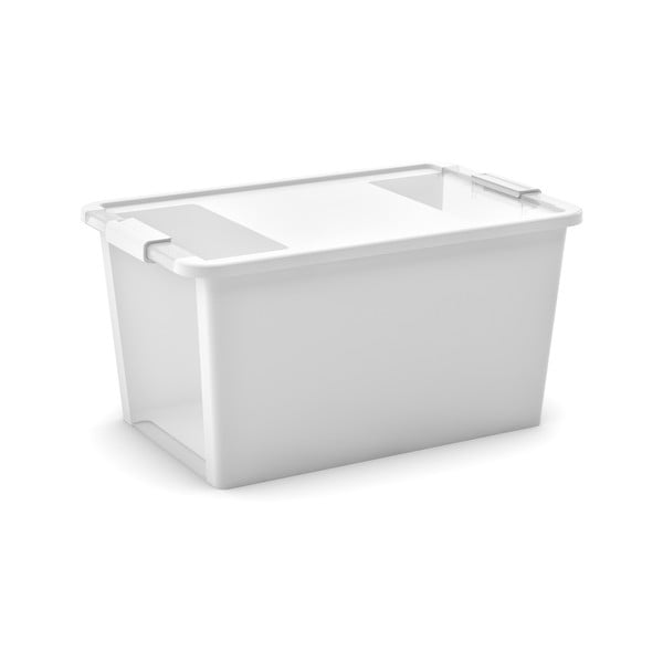 Valge kaanega hoiukast 55x35x28 cm Bi-Box L - KIS