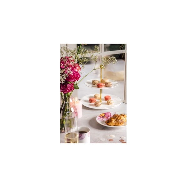 Valge ja roosa portselanist taldrik ø 21,2 cm Rose Garden - Villeroy&Boch-image-3