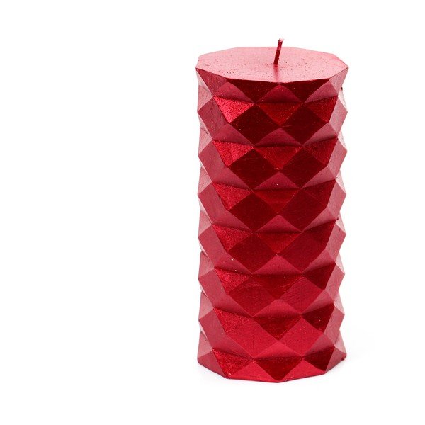 Červená svíčka Unimasa Fashion, výška 13,8 cm