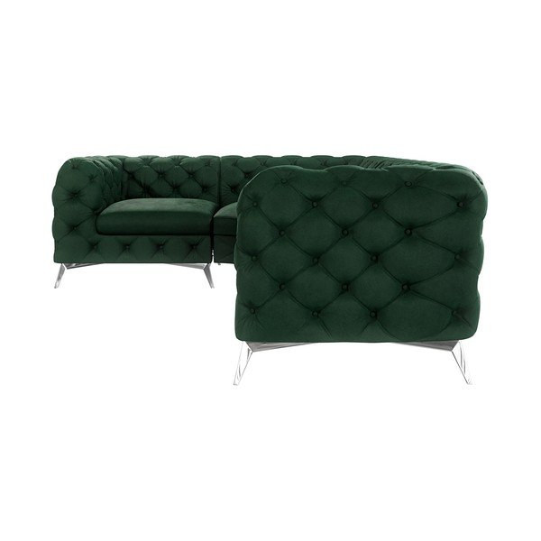 Tumeroheline sametist nurgadiivan (vasak nurk / L-kujuline) Chelsea – Ropez-image-1