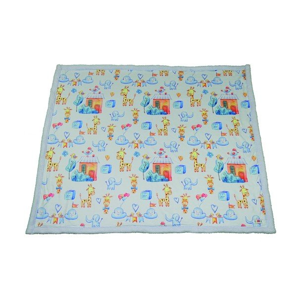 Helesinine beebitekk 80x100 cm - OYO kids-image-2