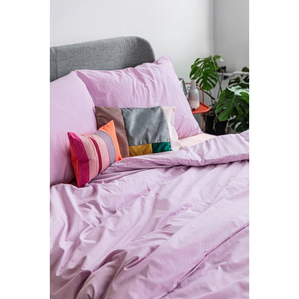 Lavendlilla puuvillane voodipesu kaheinimesevoodile , 200 x 220 cm - Bonami Selection-image-4