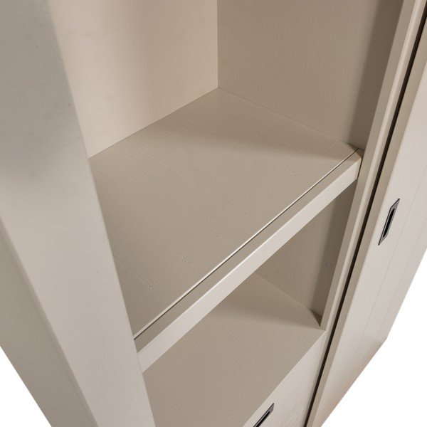 Hallikasbeež männipuidust kapp lükandustega 122x230x37 cm Slide - vtwonen-image-4