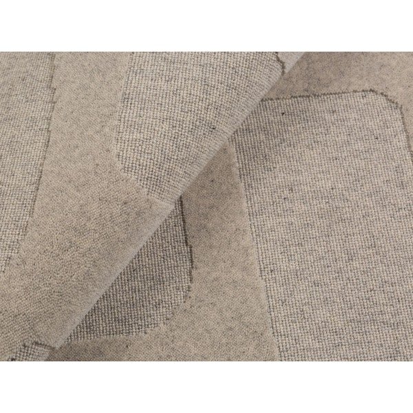 Hallikaspruun villane vaip 160x230 cm Archipelagio - Micadoni-image-3