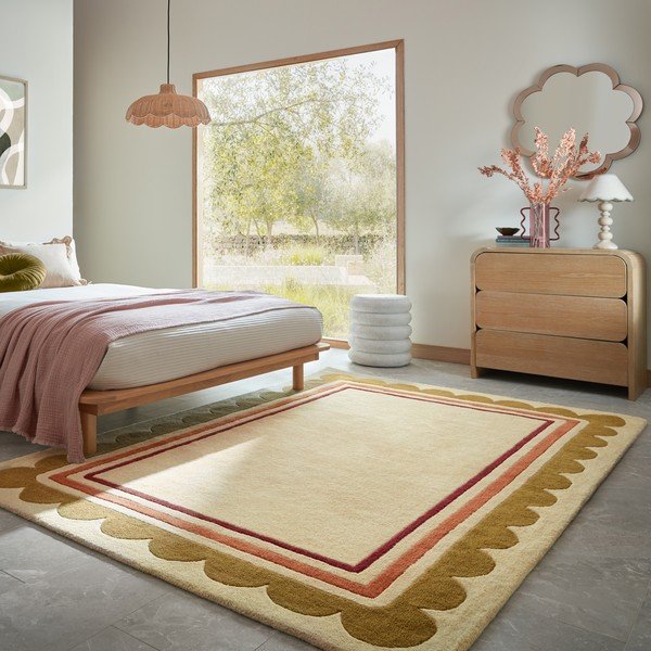 Käsitsi kootud villane vaip naturaalses värvitoonis 120x170 cm Lois - Flair Rugs-image-2