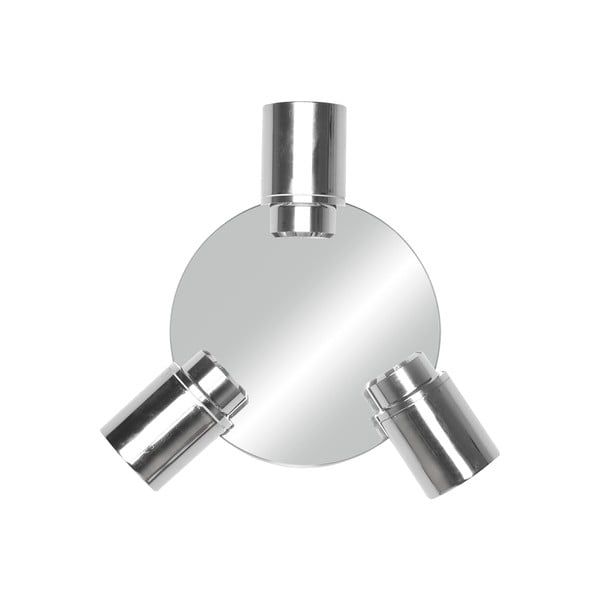 Metallvalgusti läikiva hõbedase värviga Angelo - Trio-image-3