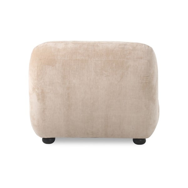 Beež sametist tugitool Wyatt - Dutchbone-image-4