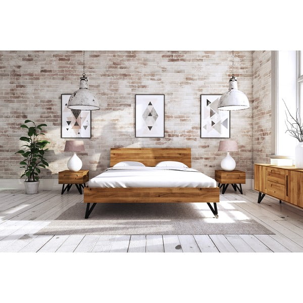 Tammepuust kaheinimesevoodi 140x200 cm Golo 2 - The Beds-image-4