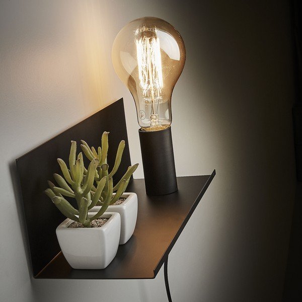Must seinalamp riiuliga Hannah - Kave Home-image-1