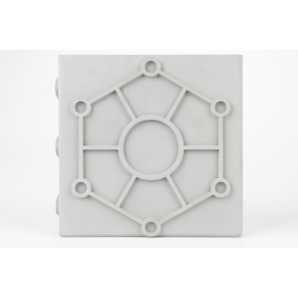 Helehall betoonist vaas Graphic - Zuiver-image-1