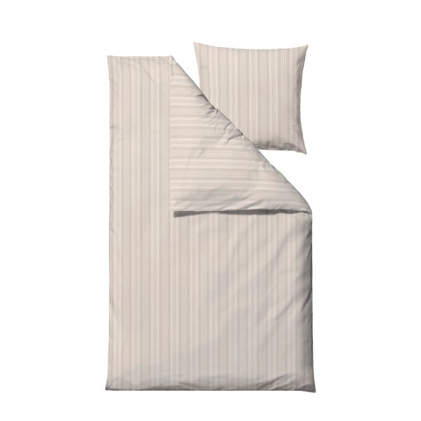 Beež damast voodipesu üheinimesevoodile 140x200 cm Noble - Södahl