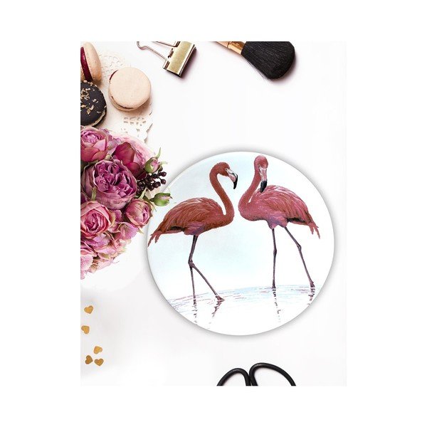 Keramický talíř Flamingo, ⌀ 25 cm-image-1