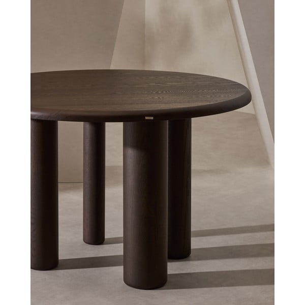 Ümmargune söögilaud ø 120 cm Mailen - Kave Home-image-1