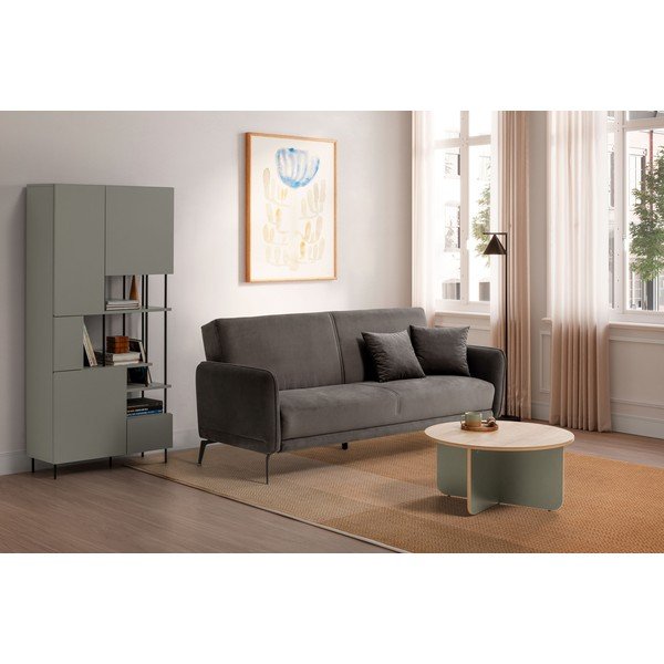 Heleroheline ümmargune diivanilaud ø 80 cm Hillary - Marckeric-image-4