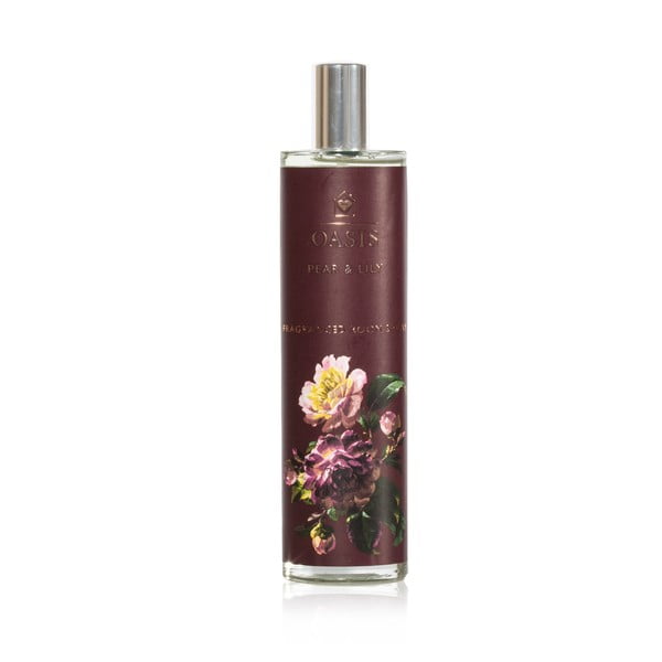 Interiérový vonný sprej s vůní hrušky a lilie Bahoma London Oasis Renaissance, 100 ml