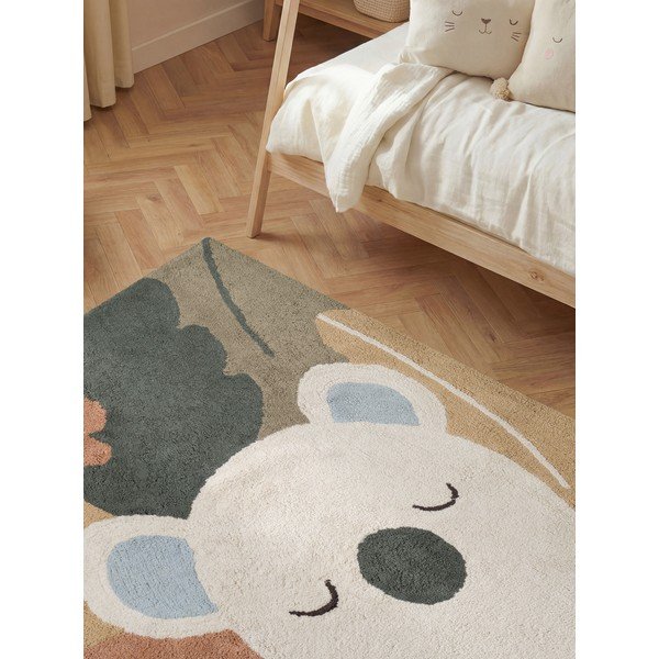 Kreemikas pestav/käsitsi kootud puuvillane lastevaip 140x200 cm Snuggle Rio - Hanse Home-image-3