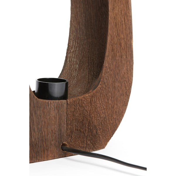 Pruun laualamp (kõrgus 30 cm) Kelafo - Light & Living-image-2