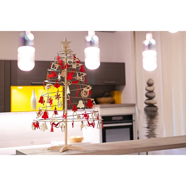 Puidust täht dekoratiivse jõulupuu jaoks Väike - Spira-image-3