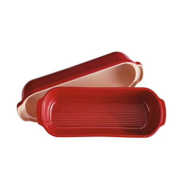 Punane keraamiline leivavorm , 39 x 16,5 cm - Emile Henry-image-3