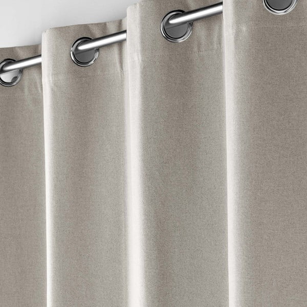 Beež pimendav kardin 135x260 cm Occultiss - douceur d'intérieur-image-1