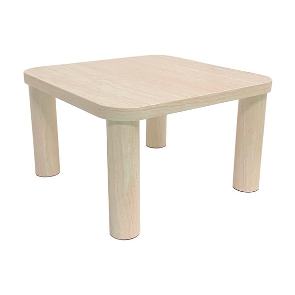 Beež marmori imitatsiooniga diivanilaud 60x60 cm Solano - Actona