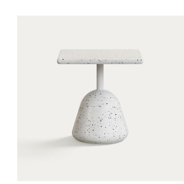Terrazzo pealispinnaga aiakohvilaud 44x44 cm Saura - Kave Home-image-1