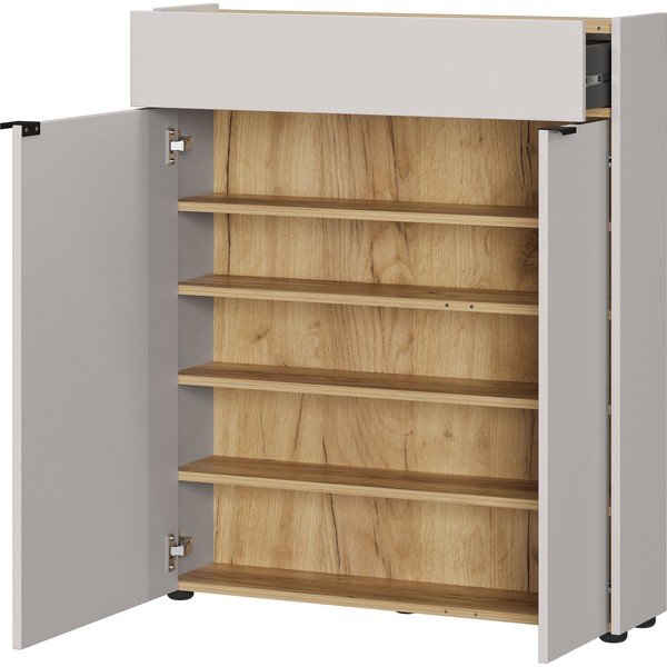Kreemjas matt kapp 83x99x22 cm Ameca - Germania-image-3
