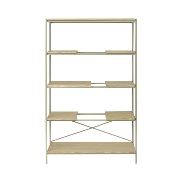 Naturaalses värvitoonis tammepuust riiul 105x170x40 cm Sukoya - Blomus