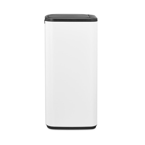Valge puutetundlik terasest prügikast 30 l Bo Touch - Brabantia-image-4