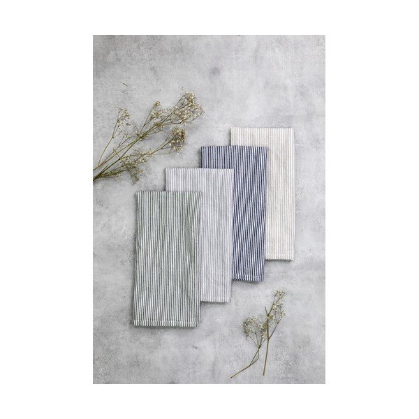 Linasest ja puuvillasest riidest teerätikud 50x70 cm 2 tk komplektis Lina Stripe - Ladelle-image-1