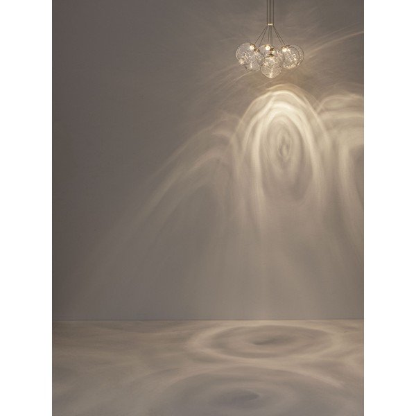 Messingivärvi klaasist hämardatav LED-rippvalgusti, läbimõõduga 42 cm Blazik - Nova Luce-image-3