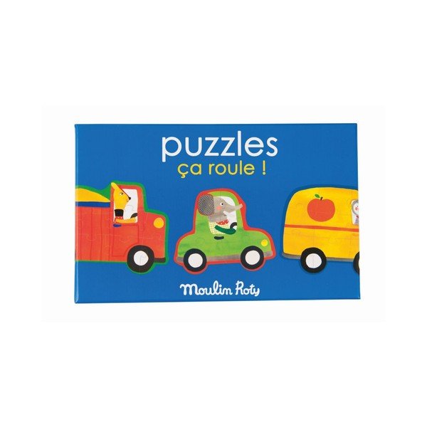 Laste puzzle autod - Moulin Roty-image-1
